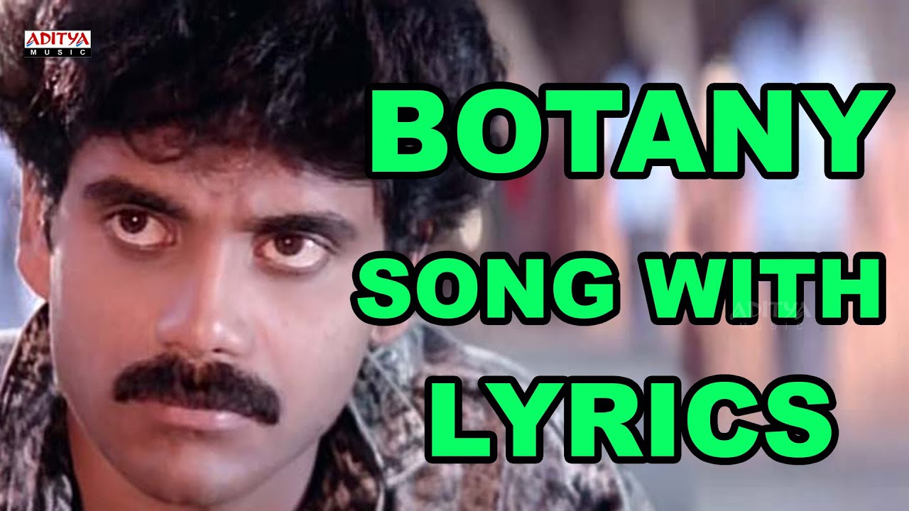 Botany Patamundi Full Song With Lyrics - Shiva Songs - Nagarjuna, Amala, RGV, Ilaiyaraaja