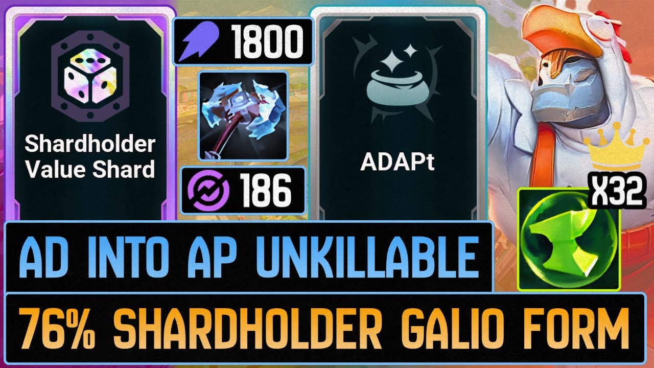 Galio 1800 AP Monster: UNKILLABLE Tank Core | League Arena 5.0 Gameplay.