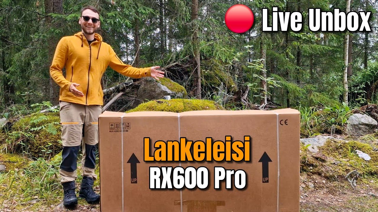 Live Unboxaus! Uusi Lankeleisi RX600 Pro ja mukavaa höpinää :)