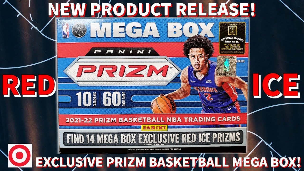 💥 NEW PRODUCT REVIEW! 💥 2021-22 Panini PRIZM Basketball Mega Box - Target Exclusive RED ICE PRIZMS!🔥