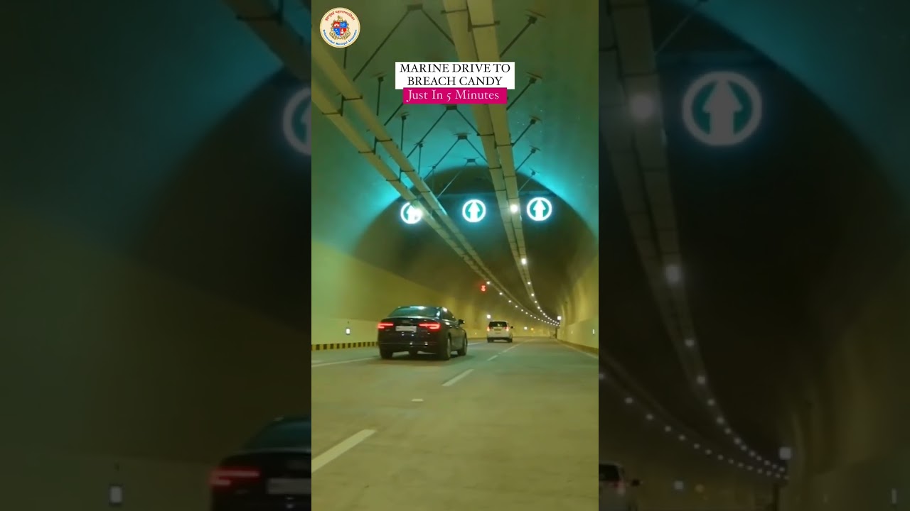 INDIA'S FIRST UNDER SEA TUNNEL Twin Tunnels MARINE DRIVE TO BREACH CANDY Just In 5 Minutes TollFree
