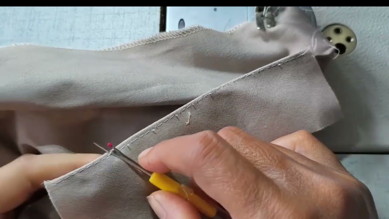 Membuat saku passpoile pada celana