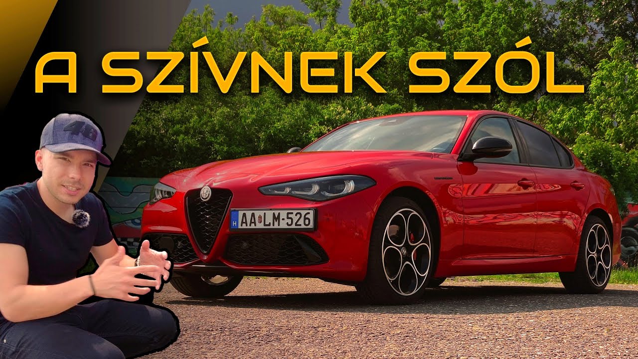 A szívnek szól. Alfa Romeo Giulia Competizione Q4 2023 - DRIVEN új autó teszt