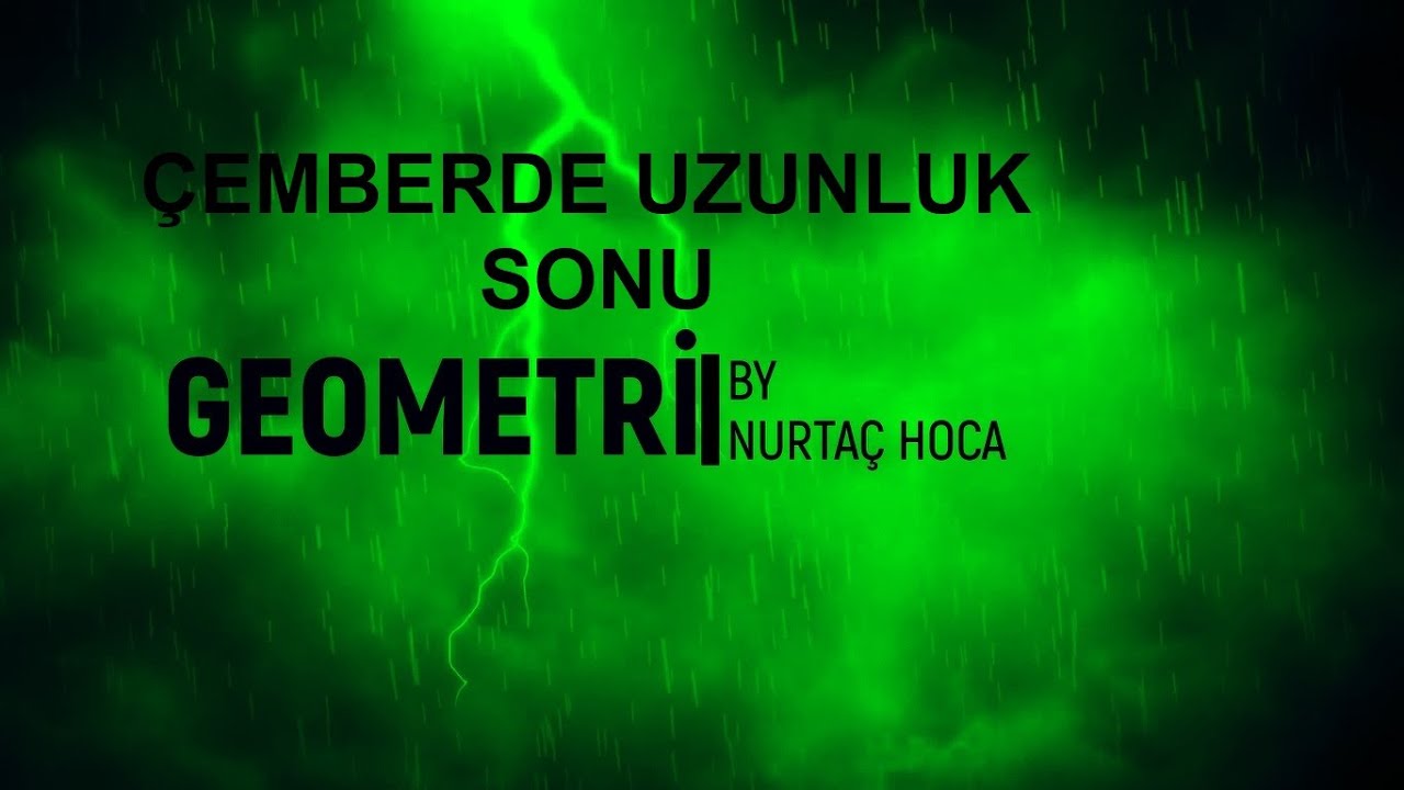 TYT-AYT  Geometri Çemberde Uzunluk  Sonu (ÖSYM Benzer) (6 Soru)