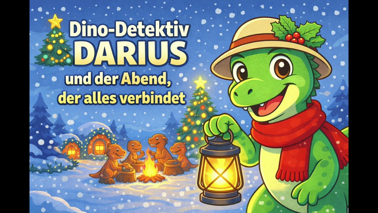 🎅🎄 Dino-Detektiv Darius und der Abend, der alles verbindet | Dino Abenteuer Hörbuch mit Darius 🦖