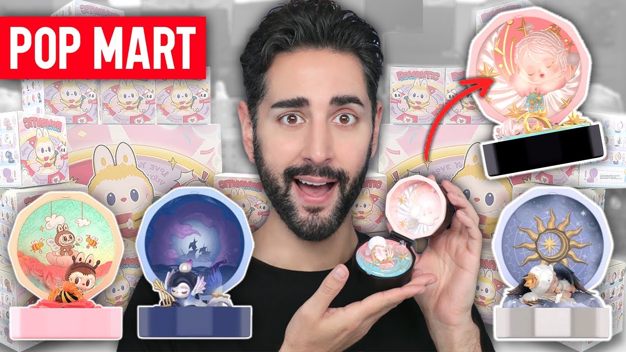 UNBOXING POP MART Romantic Ring Box Series 4 - Full Set! 💜 LABUBU, SKULLPANDA, DIMOO, MOLLY & MORE 