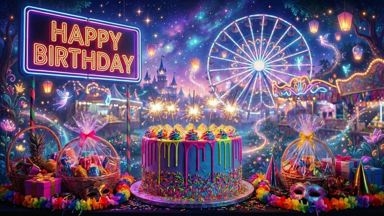 Happy Birthday Song 🎂 (4 Minute Long Version & Party Mix)