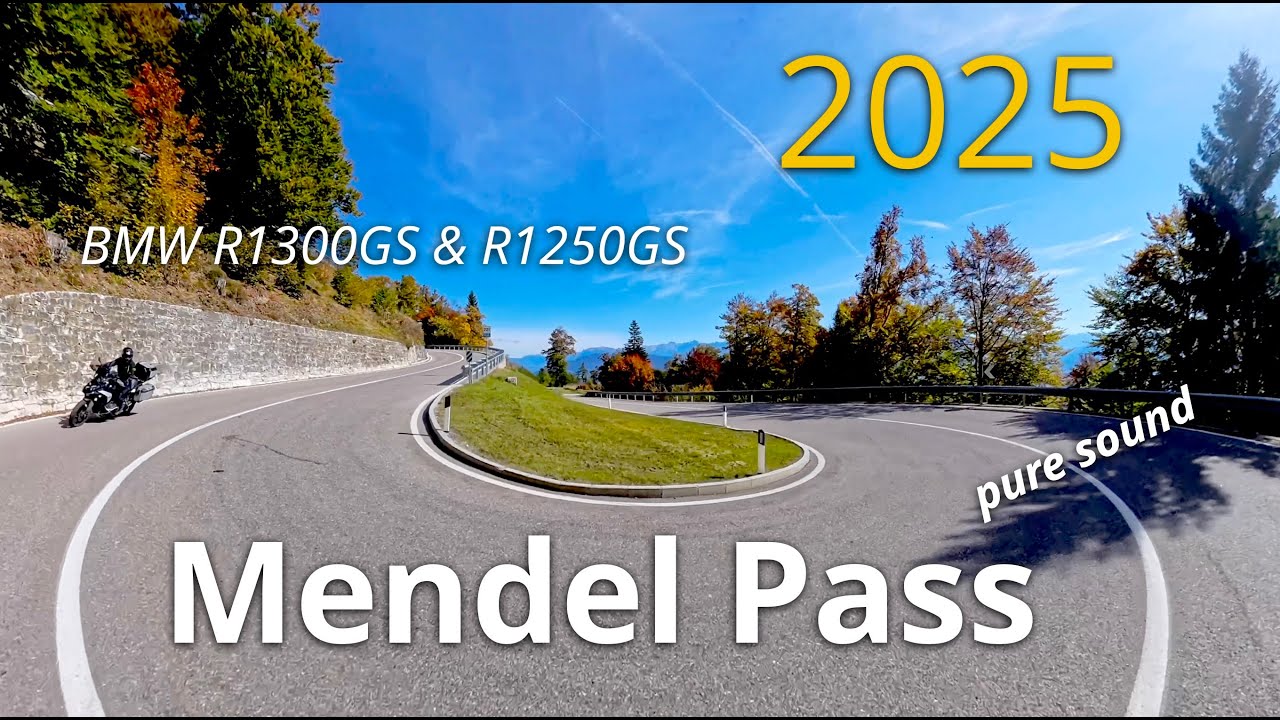 BMW R 1300 GS ASA & R 1250 GS - Pure Sound - Mendel Pass / South Tyrol