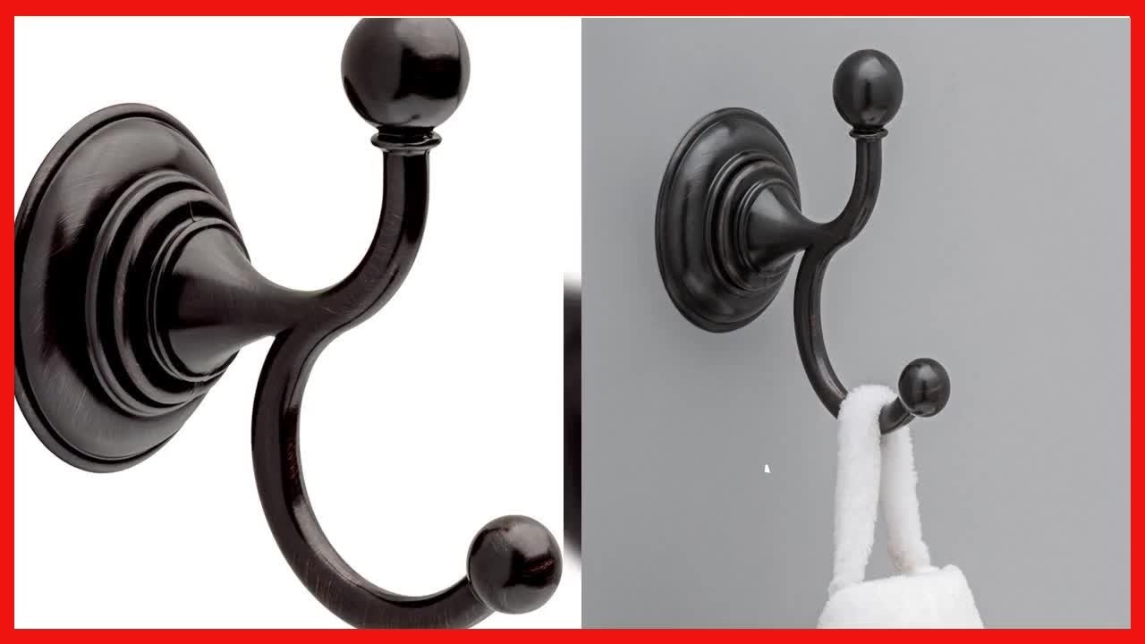 Maximize Your Bathroom Space with Delta’s Providence Double Towel Hook in Venetian Bronze