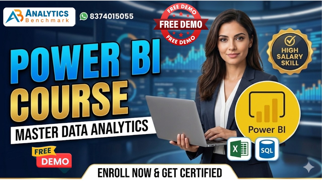 Data Analysis Using Power BI – Free Demo Session📱 Call or WhatsApp for Course : 8374015055