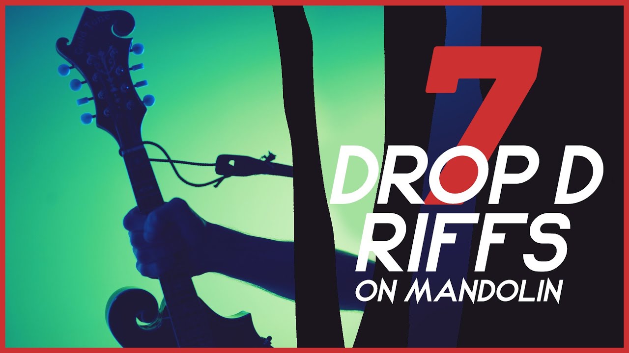7 Drop D Guitar Riffs on Mandolin - by Mando Lorian