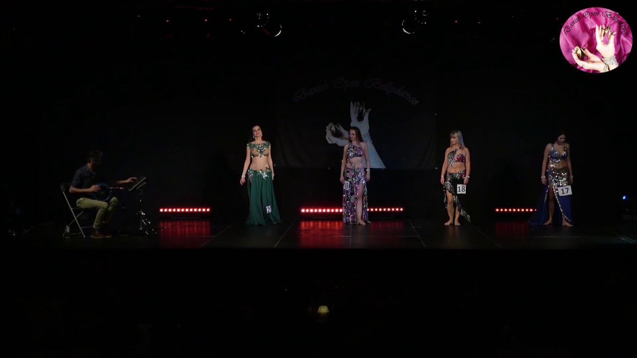 Tetiana Tesliuk on Danish Open Bellydance Festival 2018 - group improvisation Tabla solo