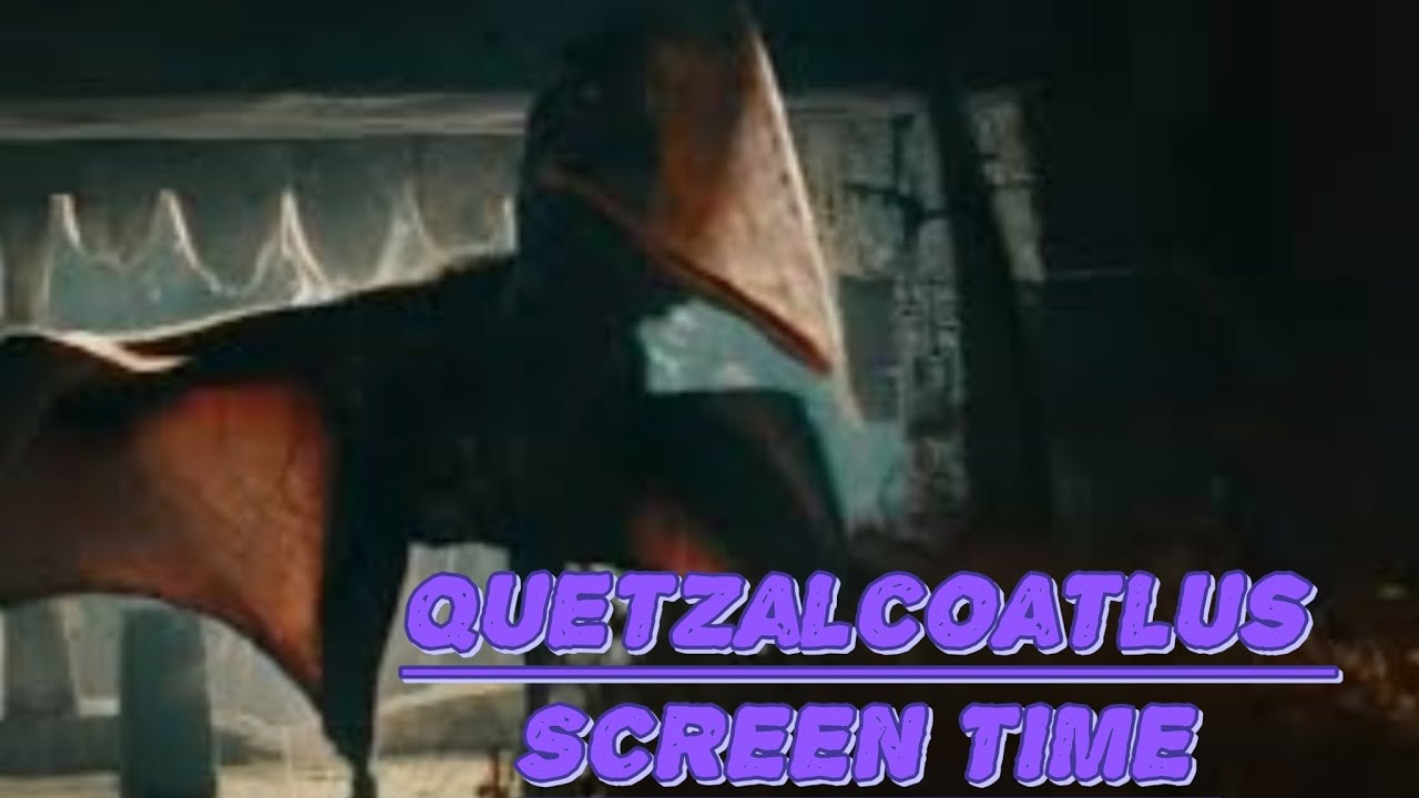 QUETZALCOATLUS SCREEN TIME -JURASSIC WORLD REBIRHT 🦕