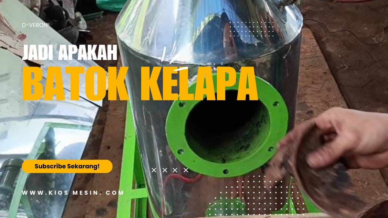MESIN PIROLISIS BATOK KELAPA