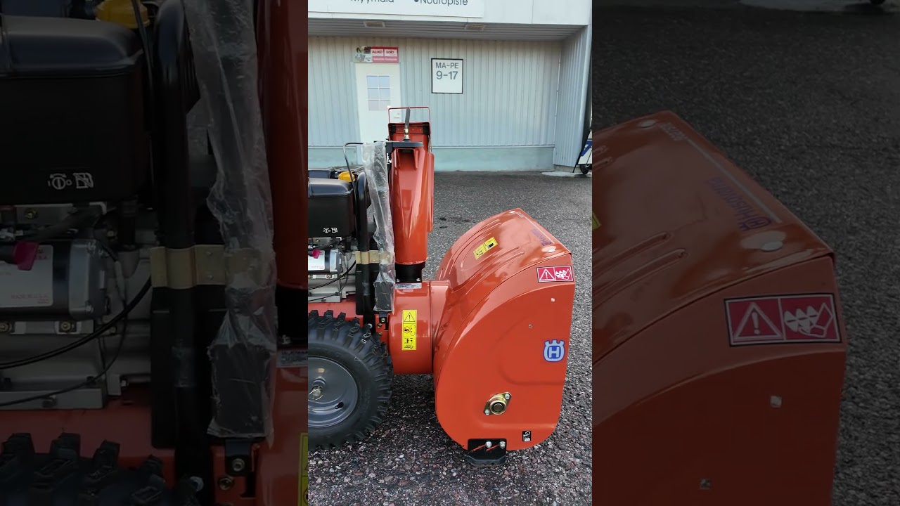 Lumilinko Husqvarna 9027STE Tecumsehin isolla 9,0 hv moottorilla, juuri huollettu