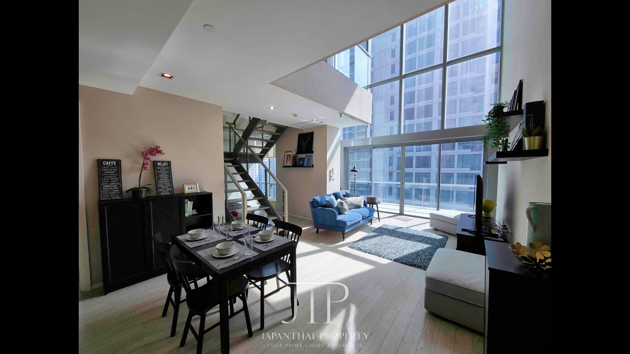 *The Room Sukhumvit 21* DUPLEX 106sqm  2bed unit for rent 65,000THB