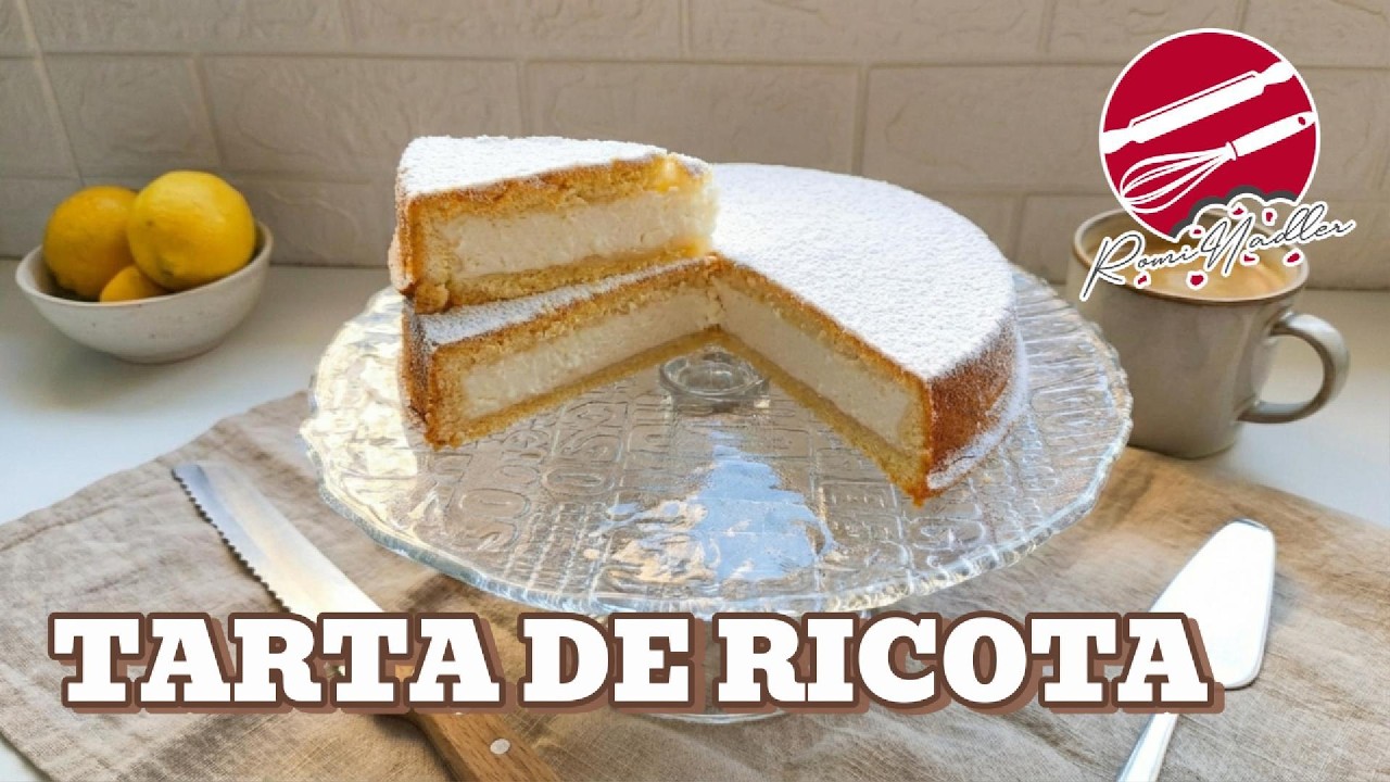 🥧 TARTA DE RICOTA tierna y cremosa | RECETA INFALIBLE 💯