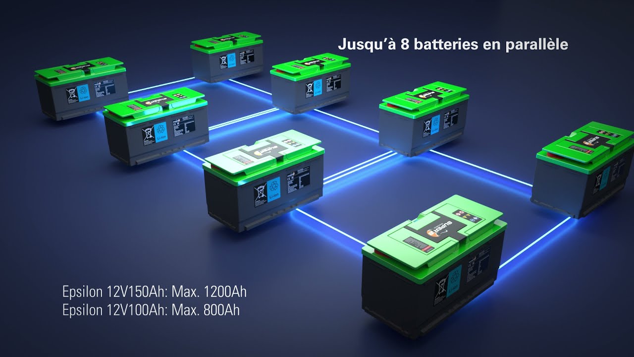 Vidéo D'Animation 3D Epsilon Lithium-Fer-Phosphate Batteries -SUPER B
