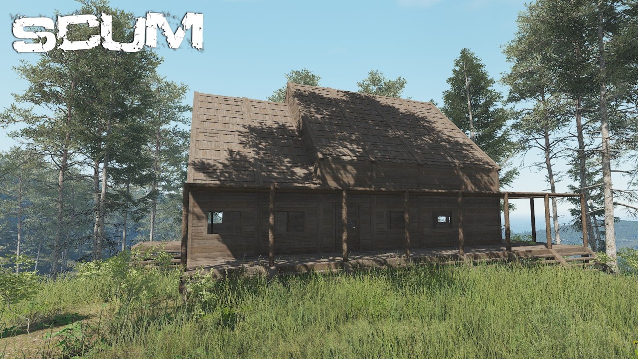 I built a mountain vacation home! - SCUM 1.2 Bonus Video