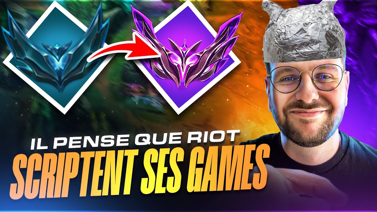 IL PENSE QUE RIOT SCRIPTE SES GAMES ET RAJOUTENT DES DEGATS A SES ADVERSAIRES ! IL PENSE ETRE MASTER