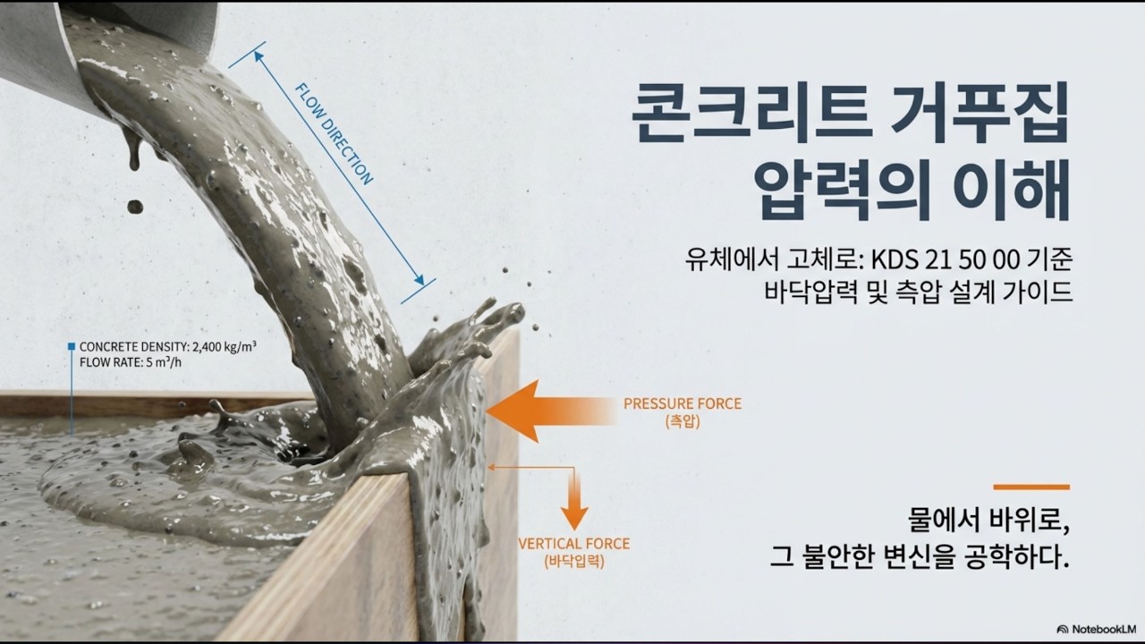 거푸집 내 콘크리트 압력의 이해