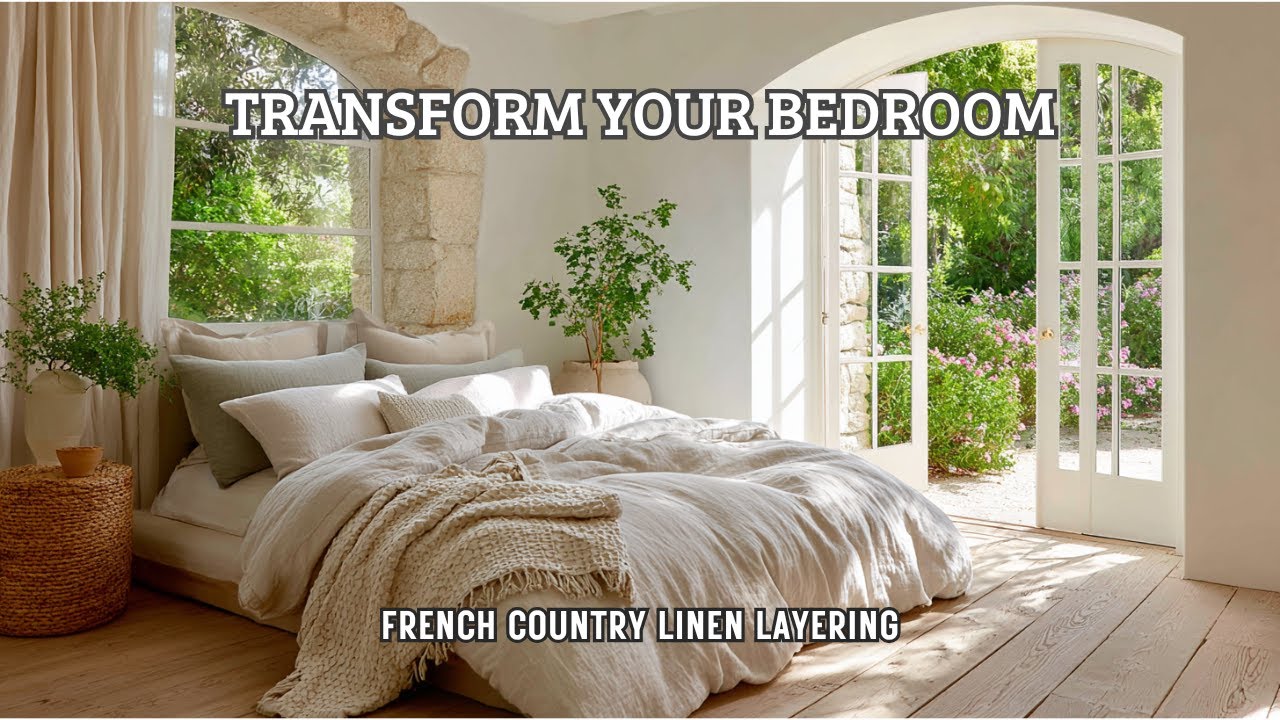 Layering Linens French Style | Liz Marie Galvan Bedroom Tour