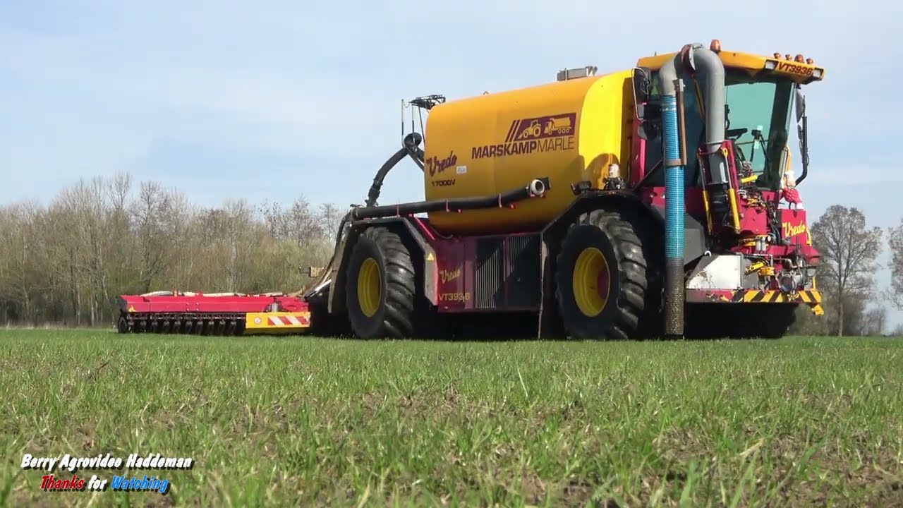 Grasland bemesten met Vredo VT3936 - Mest injecteren | Slurry injection | Marskamp Marle
