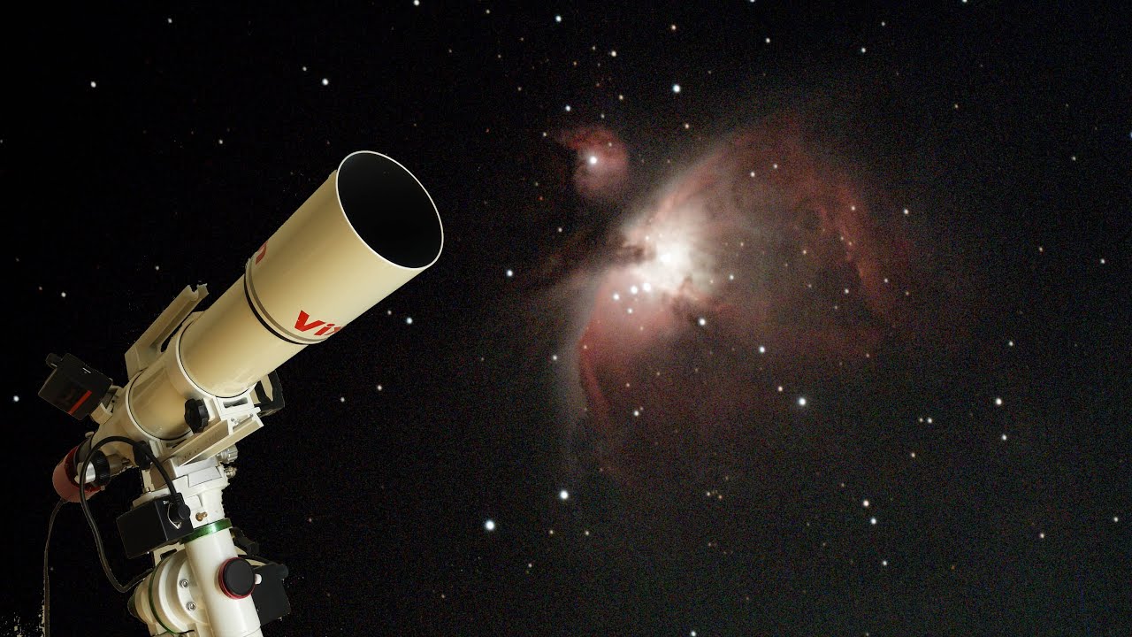 Live Stack of Orion Nebula (M42) Using ASILive and The Resulting Image.