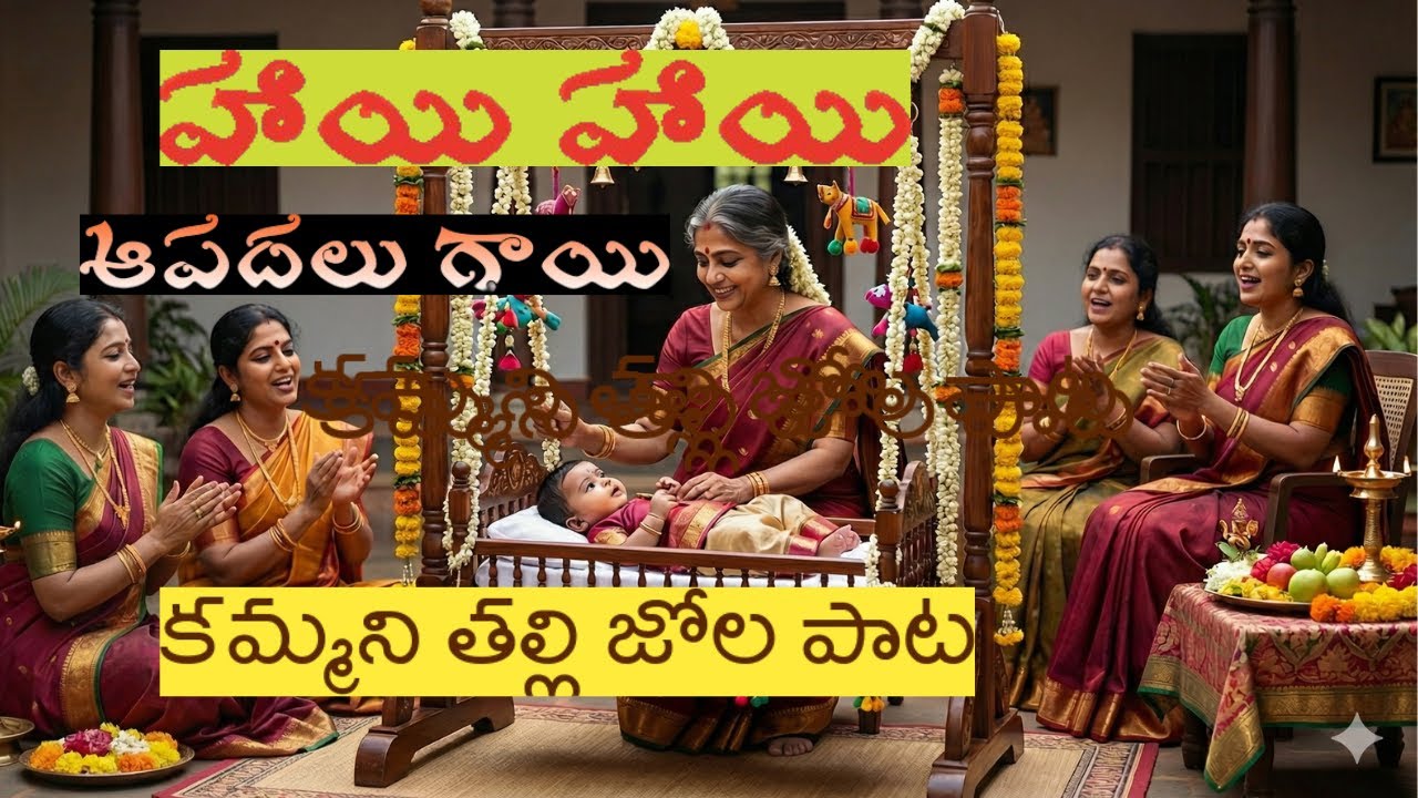 హాయిహాయి ఆపదాలుగాయి -కమ్మని తల్లి జోలపాట/ సంప్రదాయపాట / రచన :గానం : సీత గోపాలన్ / తెలుగు లిరిక్స్ 👇