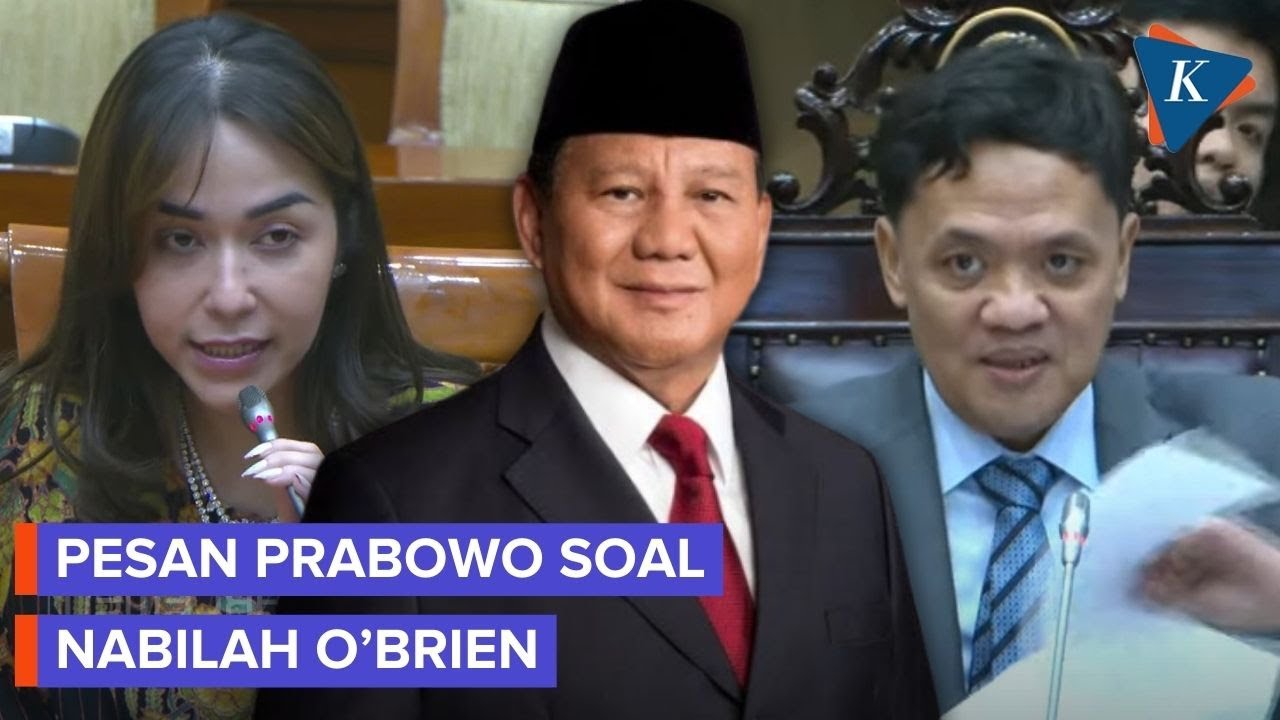 Habiburokhman Ungkap Pesan Prabowo Terkait Kasus Nabilah OBrien