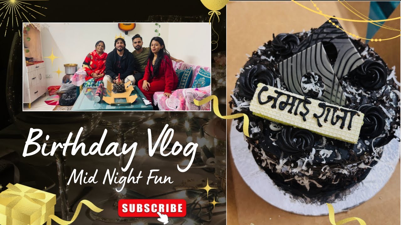 Husband Ka Birthday Celebration Vlog 🎉 | Special Day Special Surprise | #birthday #husbandwife #fun 