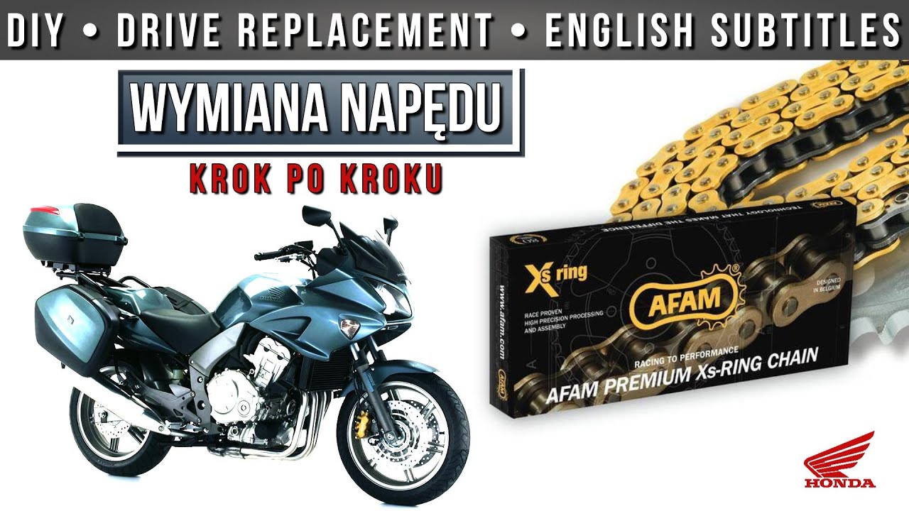 Wymiana napędu motocyklowego - Honda CBF 1000