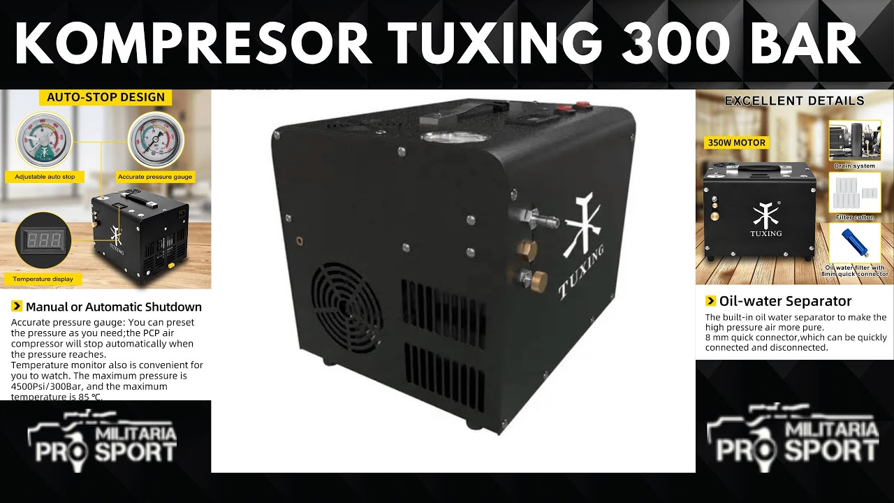 Kompresor Tuxing  txet 062 300 bar automatyczny bezobsługowy