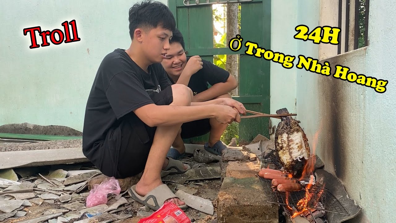 24H Ở Trong Nhà Hoang Thử Bỏ Điệp Lợn Lại 1 Mình Và Cái Kết Cực Hài || HGN Vlogs