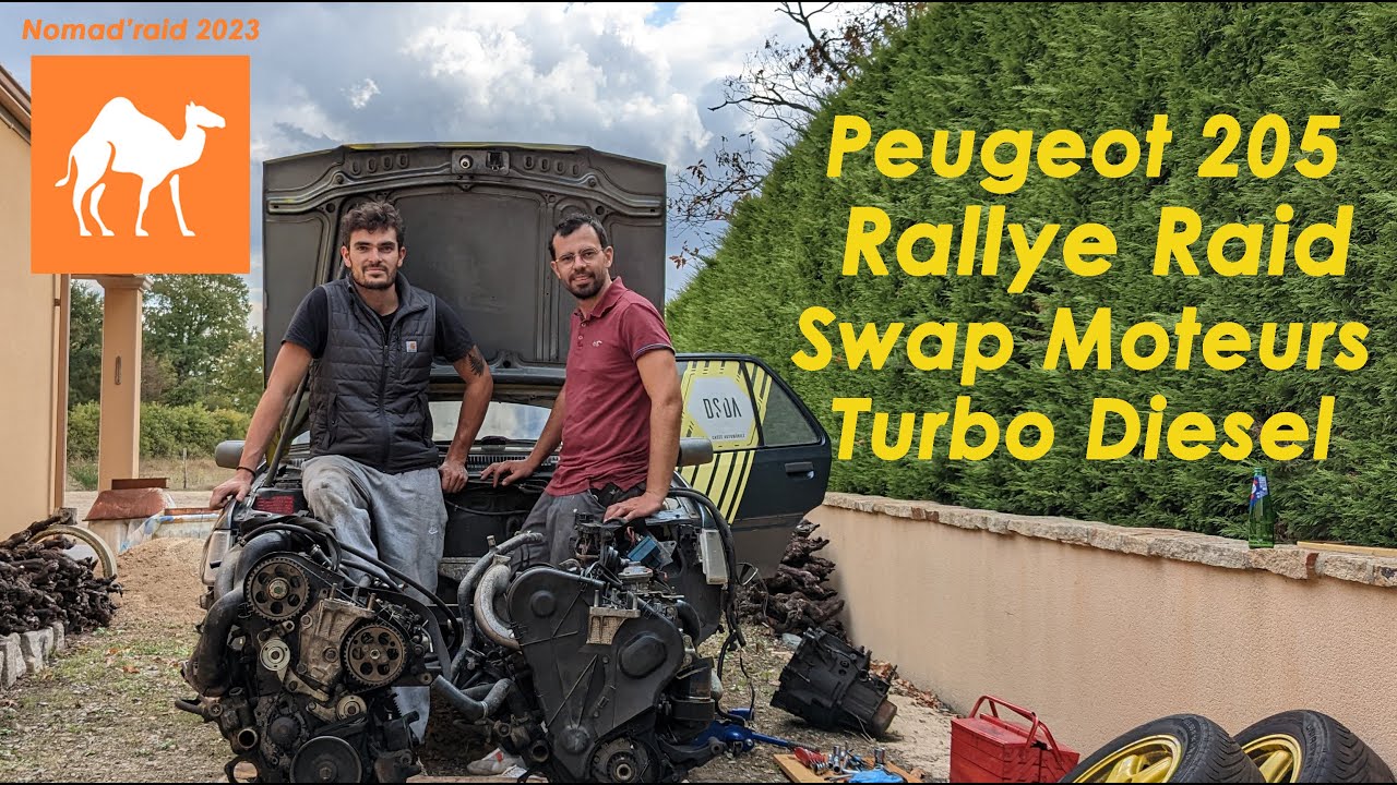 Prépa Rallye Raid sur une Peugeot 205 Turbo D