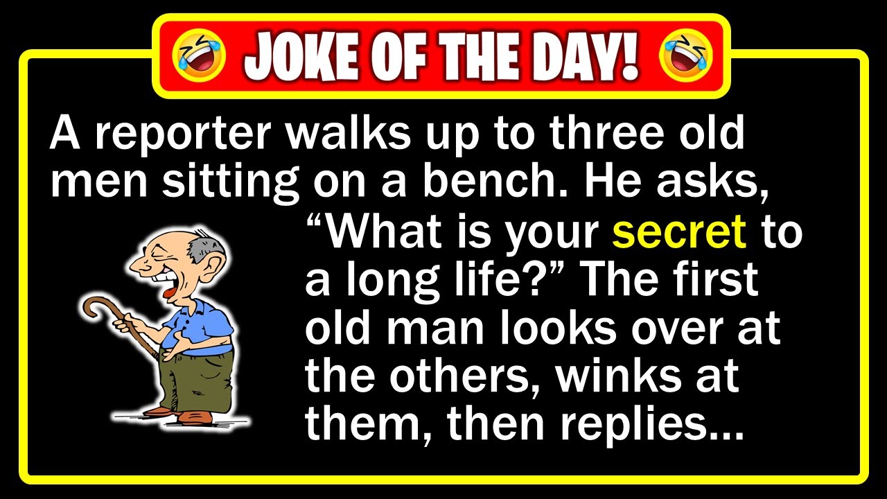 🤣 BEST JOKE OF THE DAY! - Three old men were sitting on a park bench when... | Funny Dad Jokes