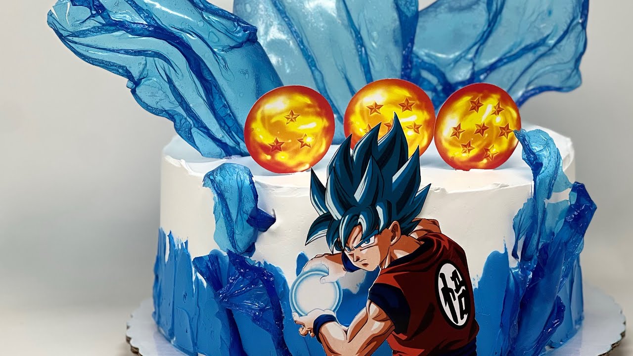 Pastel Goku Super Saiyan Blue | Tutorial | Dragon Ball #ssj #cocina