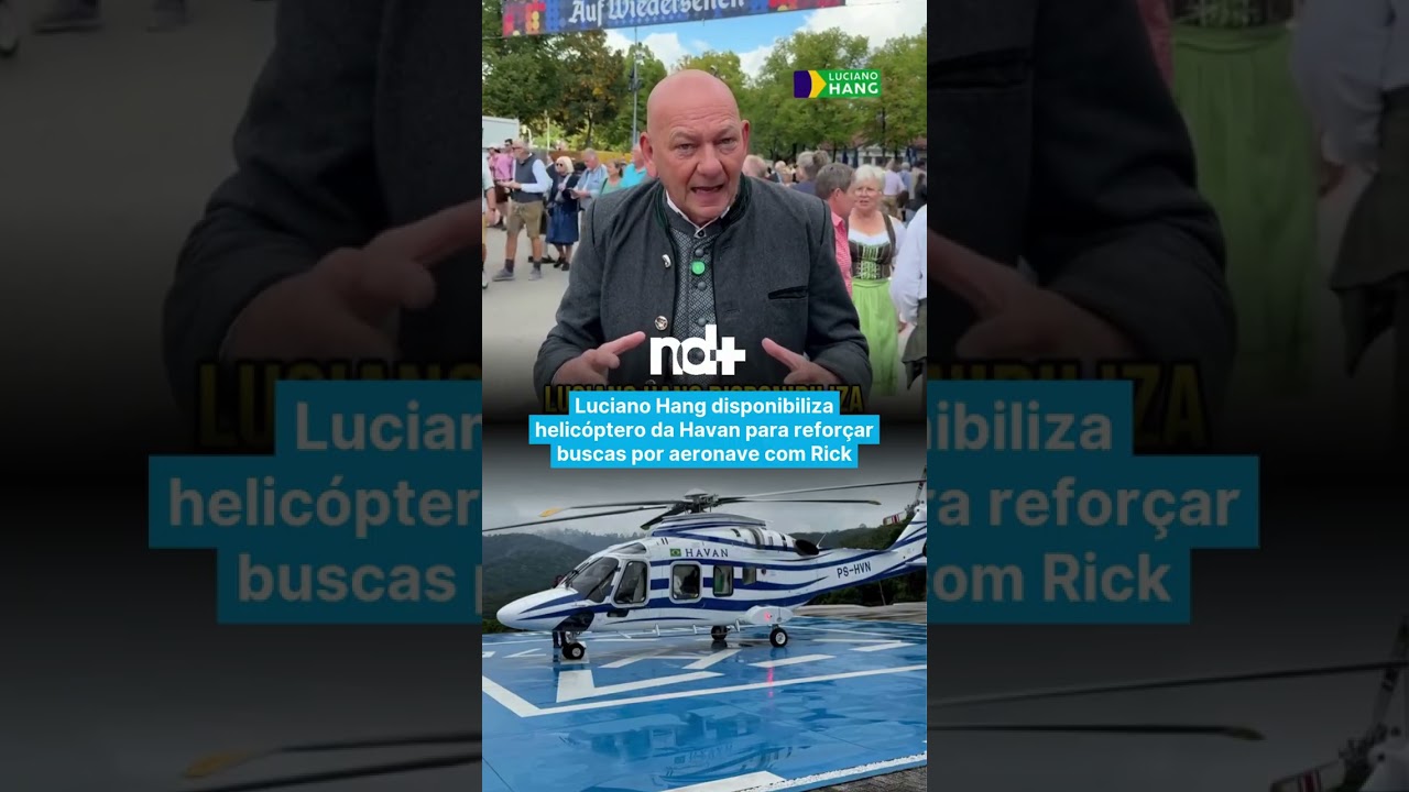 Luciano Hang pone a disposici&oacute;n el helic&oacute;ptero de Havan para reforzar la b&uacute;squeda de la aeronave ...