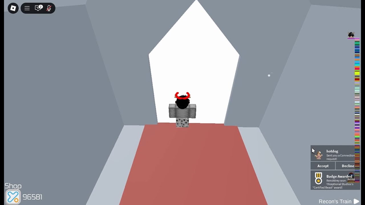i got red halo from beating THE Tower Of Hell