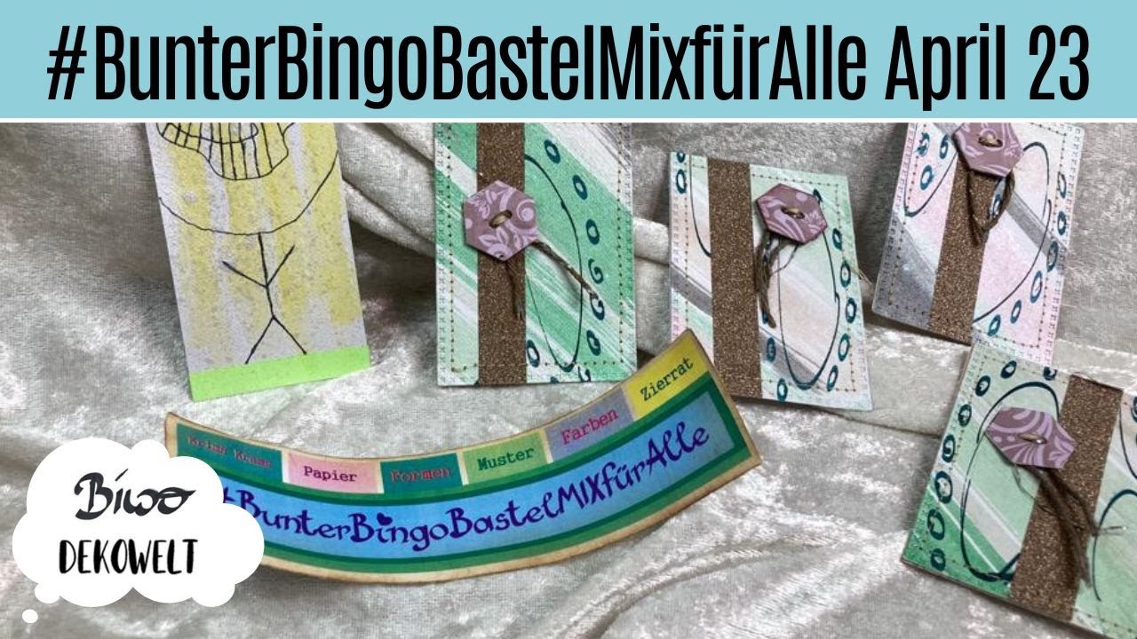 Challenge mit Alea bei #BunterBingoBastelMixfürAlle April