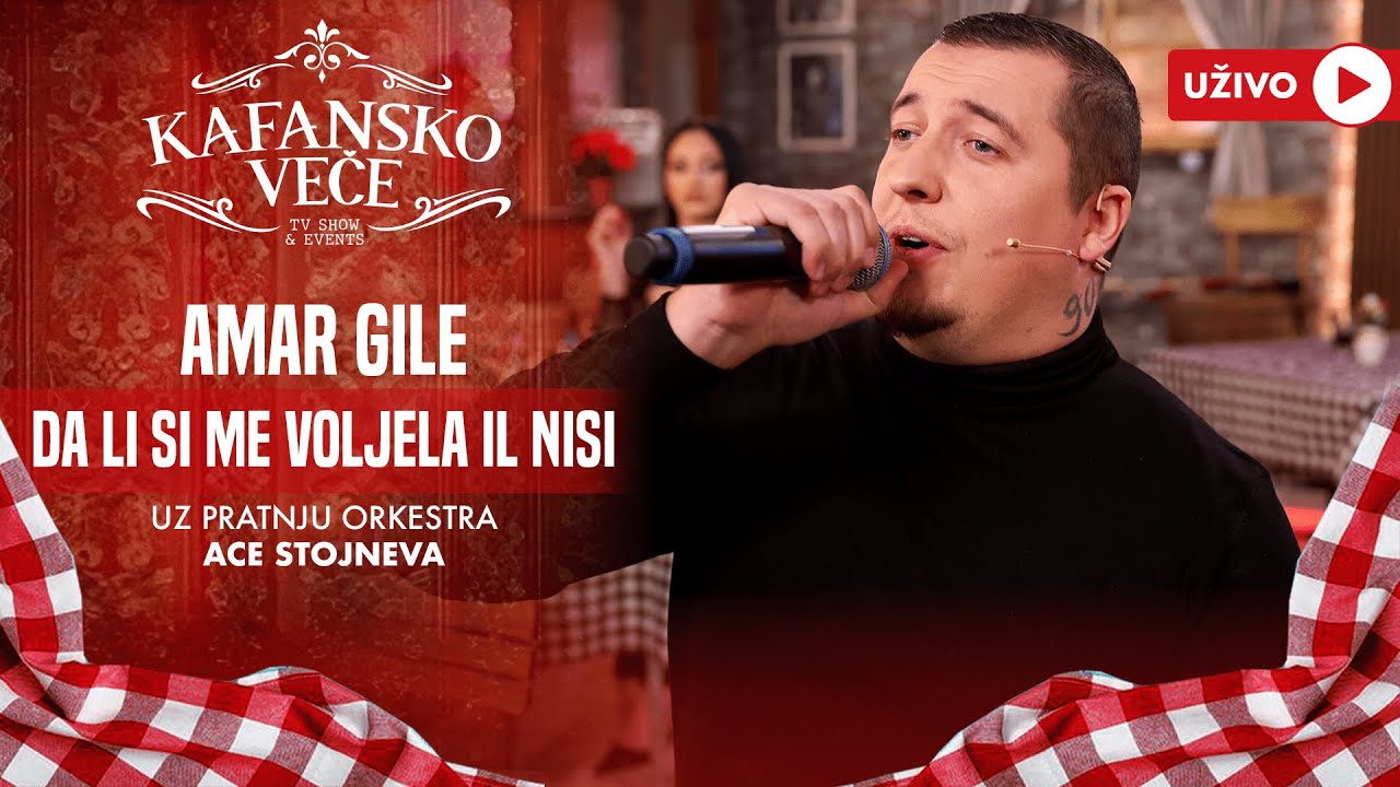 AMAR GILE - DA LI SI ME VOLJELA ILI NISI | UZIVO | (ORK. ACE STOJNEVA) | 2024 | KAFANSKO VECE
