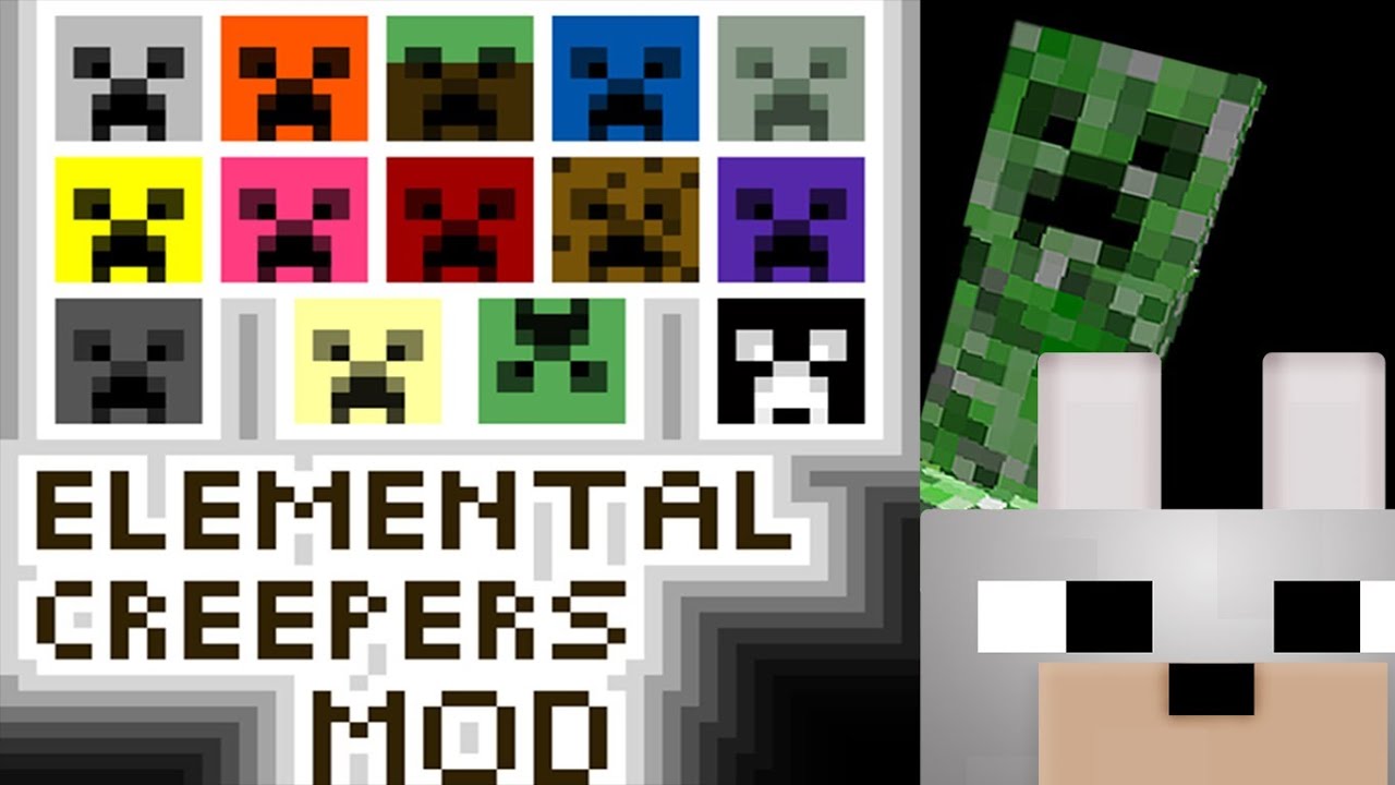 Minecraft Mods - Elemental Creepers 1.2.5 Full Mod Review and Full Tutorial ( Client and Server )