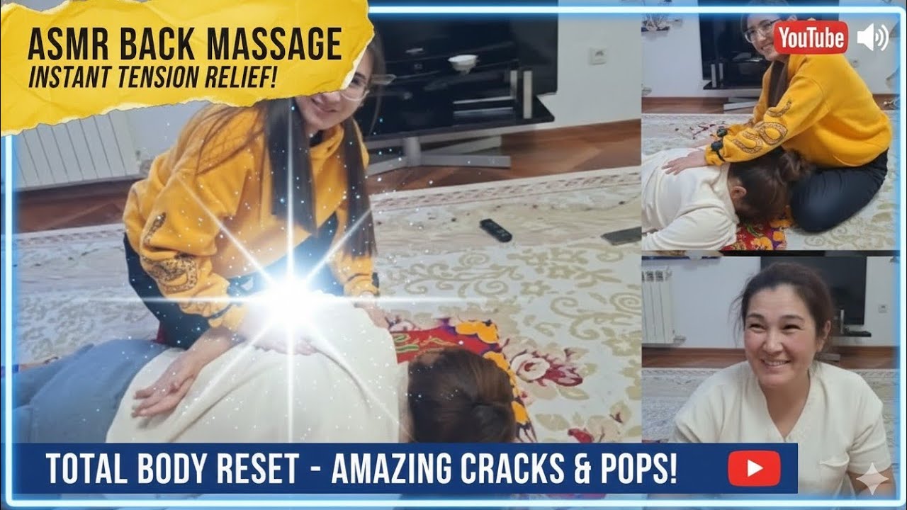 Traditional Floor Mat ASMR with Lady Anita | Deep Body Stretching and Relaxation