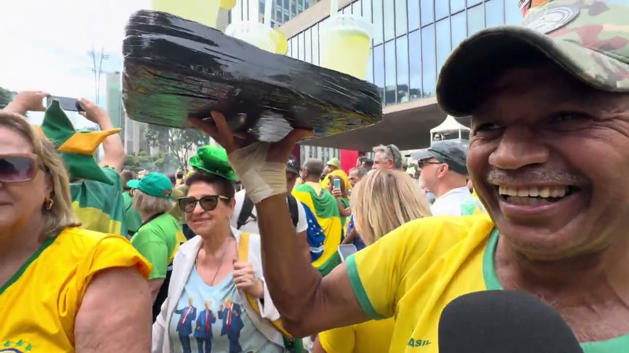 MANIFESTAÇÃO PRÓ BOLSONARO NA AVENIDA PAULISTA  (01/03/2026)- SEM CORTES 