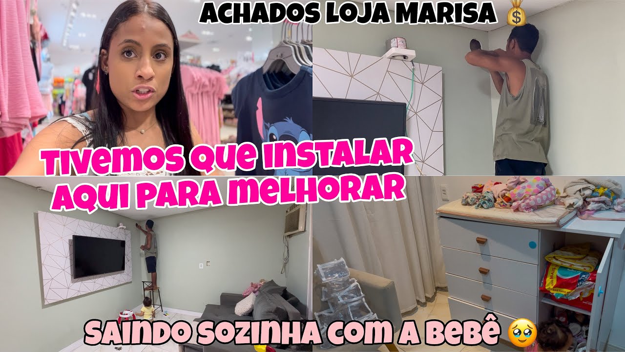 INSTALAMOS ISSO NO QUARTO 🏠💕achadinhos na loja MARISA | tivemos um momento MÃE E FILHA ✨🤭