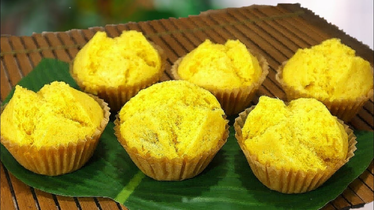Putong Kalabasa | Steamed Kalabasa Muffins