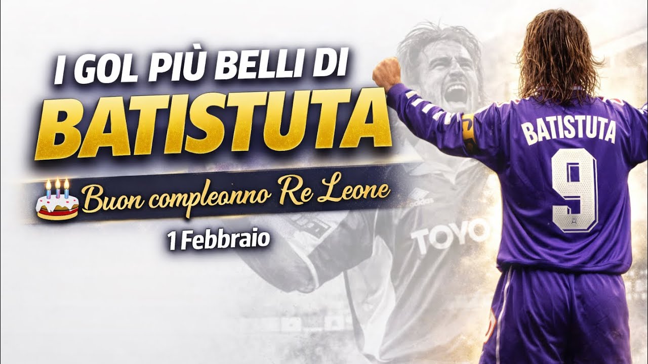 I GOL PIÙ BELLI DI BATISTUTA 🎂 | Buon compleanno Re Leone #batistuta #batigol #calcio #leggenda