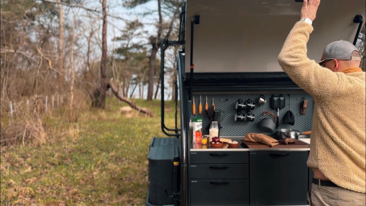 Tomato risotto in the HeroCamper 🍅