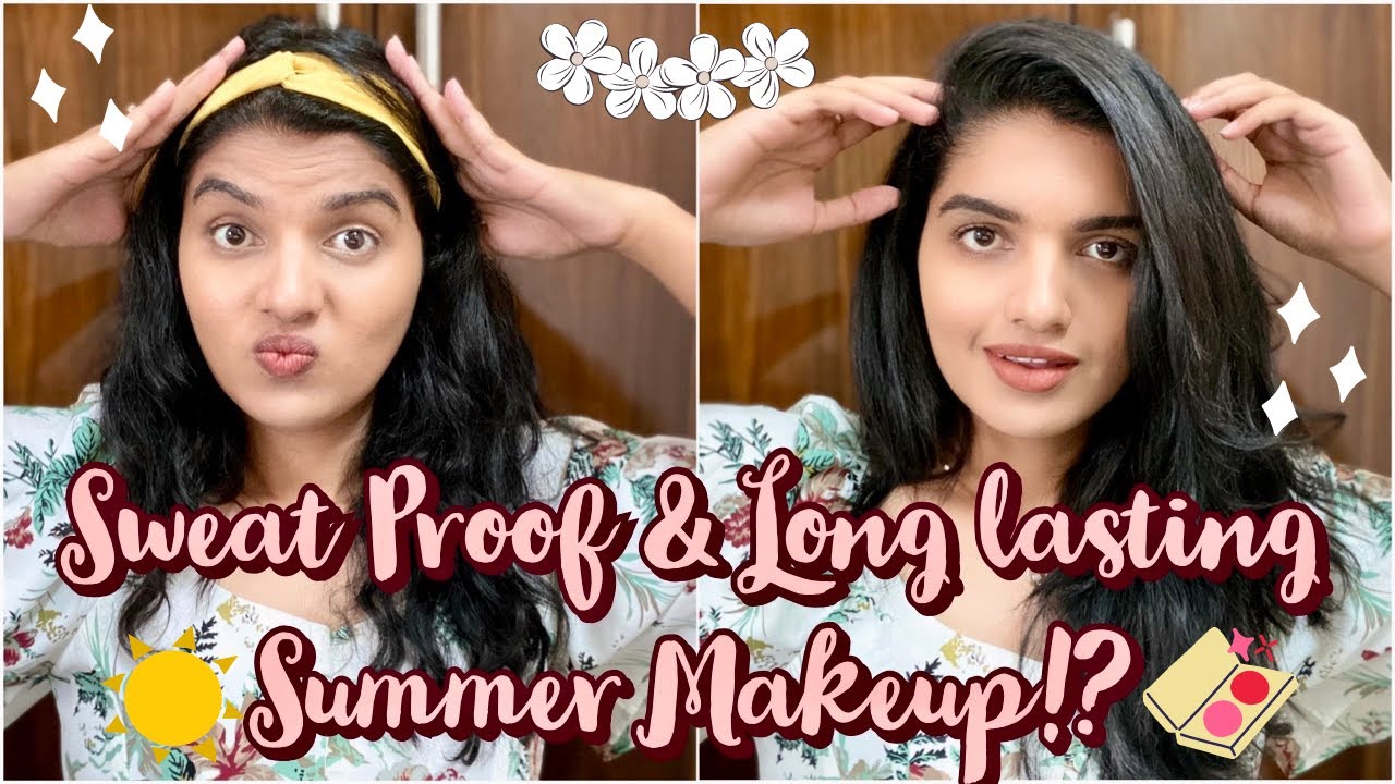 Sweat Proof & Long Lasting Summer Makeup Without Foundation!?|My Skin Prep before Makeup|Tips&Ticks|