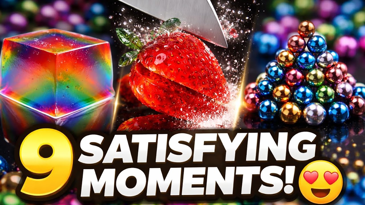 9 Most Satisfying Moments Ever 🤯 (Relax Your Brain)